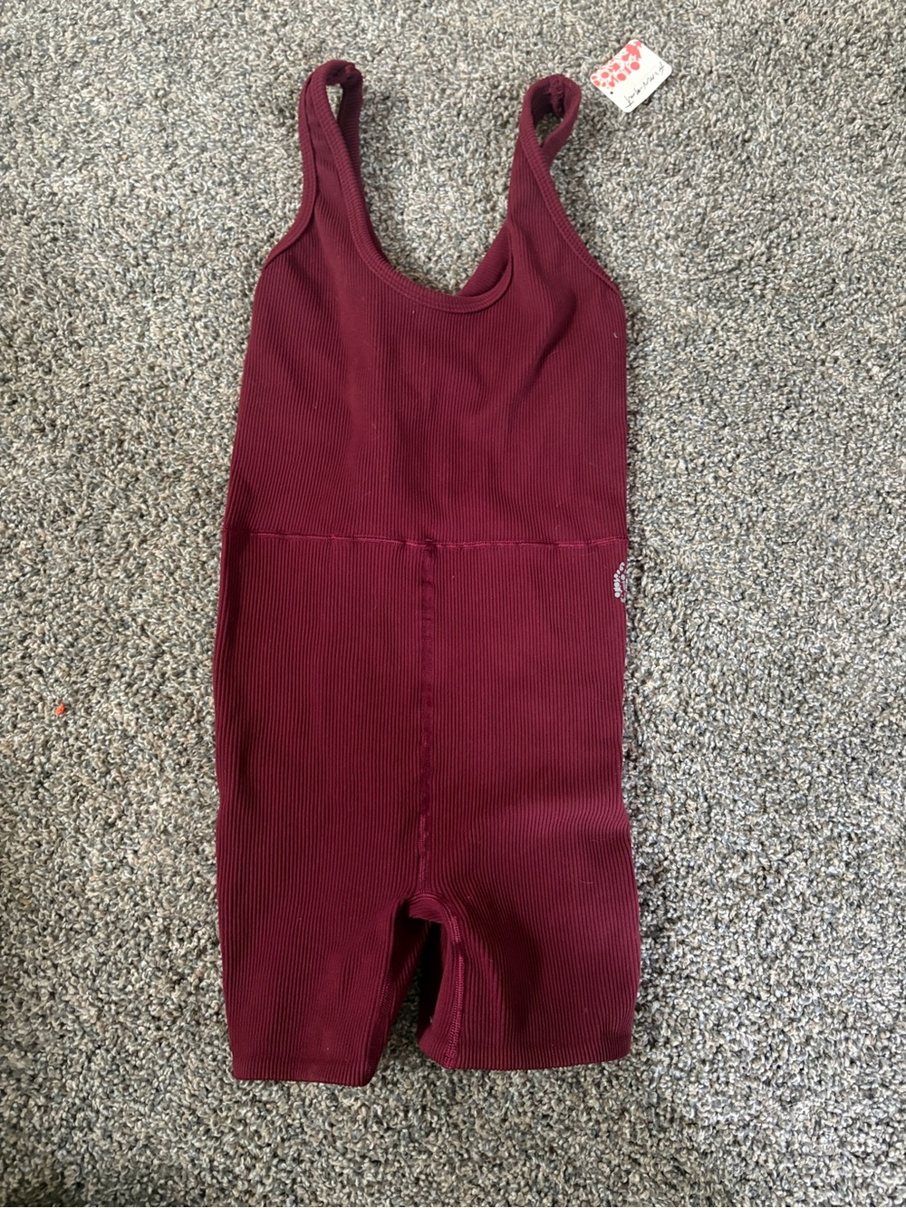 Free People women’s burgundy romper new size XS/S